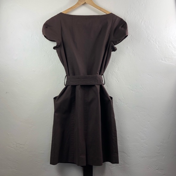 Milly of New York Embellished Linen Pocket Dress 6 - Picture 8 of 16